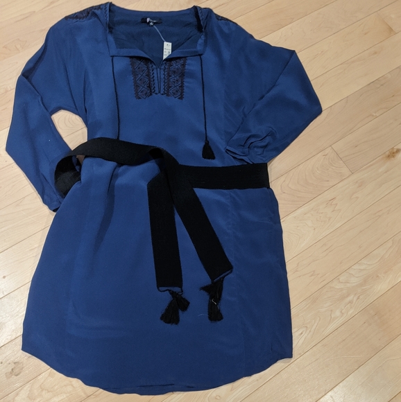 MADEWELL - NWT Silk Embroidered Dress - Picture 6 of 14